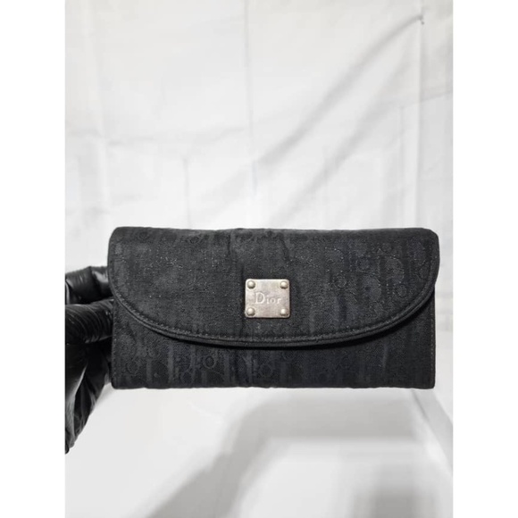 Authentic Dior Oblique Monogram Canvas Continental Wallet - Picture 1 of 13